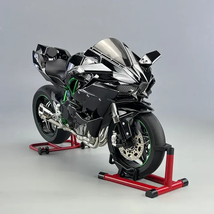 Kit De Modelo De Superbike A Escala 1:9, Motocicleta De Carreras Coleccionable - 