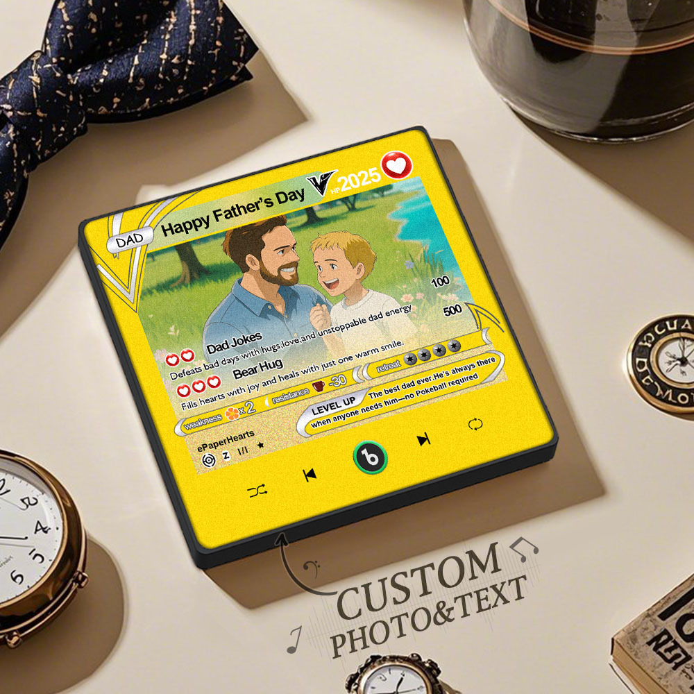 Magnete Da Frigorifero Con Foto Personalizzata, Stile Anime Monster Card, Fridgebeats, Magnete Con Canzone Personalizzata, Regalo Per La Festa Del Papà - 