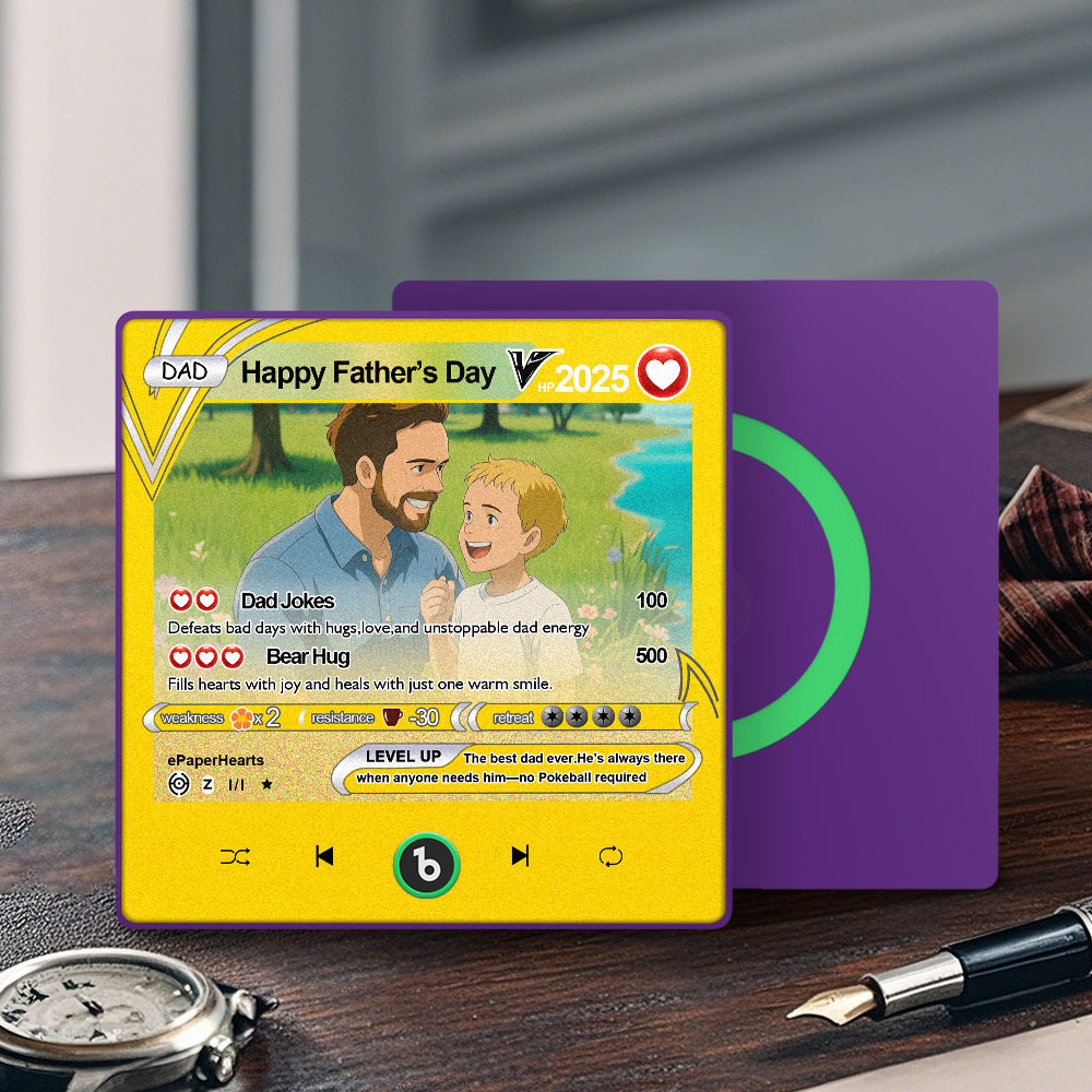 Magnete Da Frigorifero Con Foto Personalizzata, Stile Anime Monster Card, Fridgebeats, Magnete Con Canzone Personalizzata, Regalo Per La Festa Del Papà - 