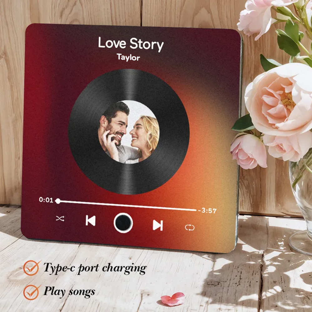 Calamita Da Frigorifero Con Album Personalizzato Calamita Da Frigorifero Con Musica Personalizzata Che Può Riprodurre Canzoni E Regolare Il Volume - 