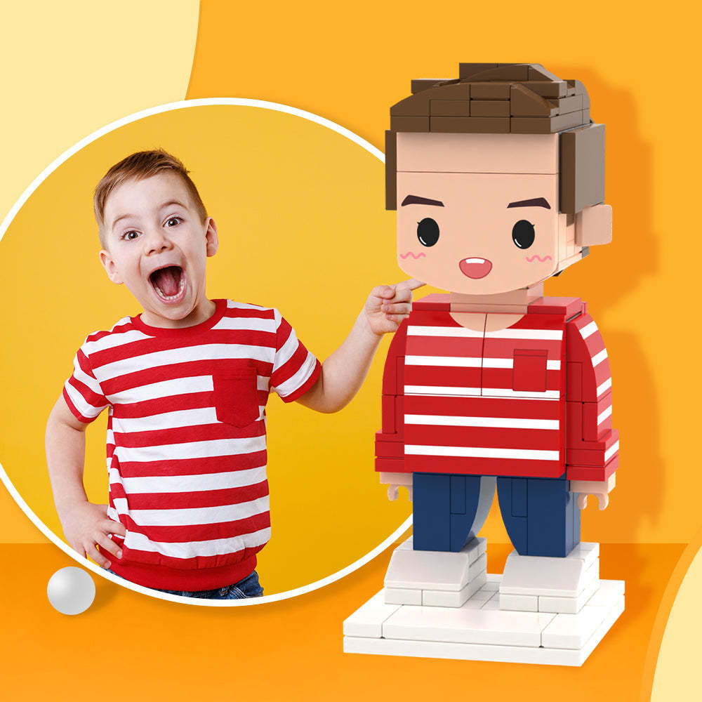 Regali creativi per bambini Personalizzabili per tutto il corpo Giocattoli Personalizzati in Mattoni  personalizzate per 1 persona Giocattolo con blocchi di piccole particelle