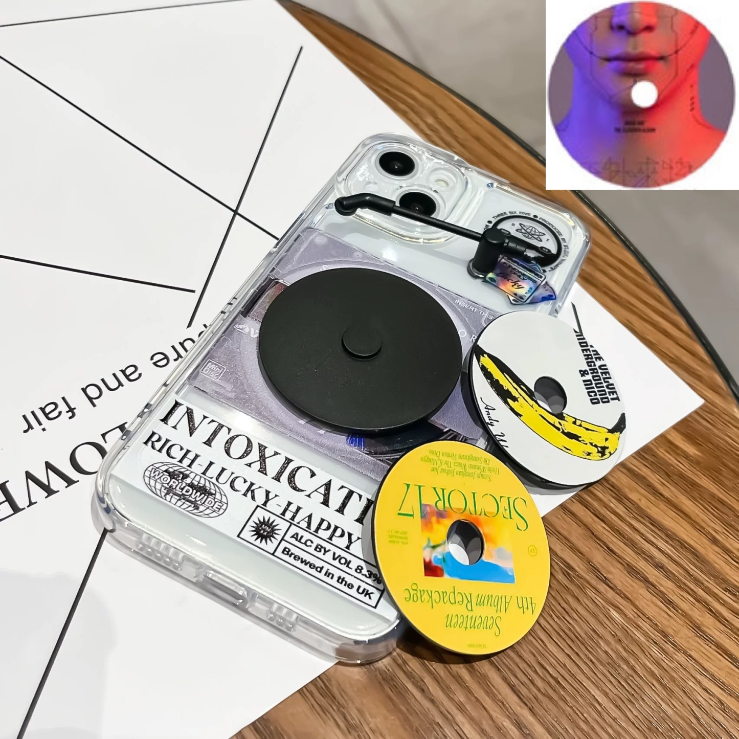 Custodia Per Telefono Nfc Con Foto Personalizzata, Cd Musicale Personalizzato, Regalo Per Coppia - 