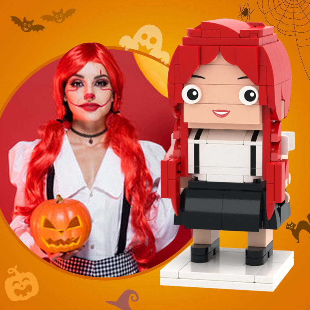 Regali Di Halloween Figure Di Mattoni Di Clown Femminile Corpo Intero Personalizzabile Figure Di Mattoni Di 1 Persona Figure Di Mattoni Personalizzati Giocattolo Di Blocchi Di Piccole Particelle Personalizzato - minebrickit