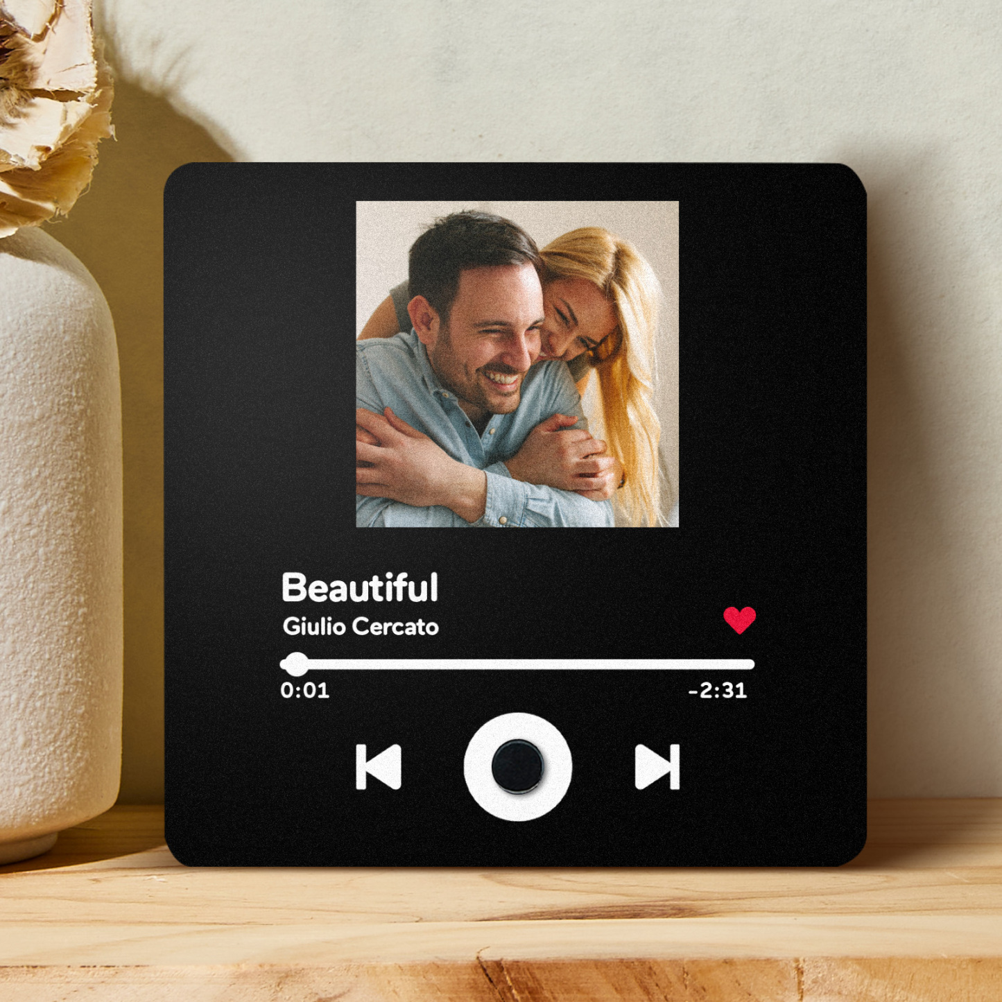 Calamita Da Frigorifero Con Album Personalizzato Calamita Da Frigorifero Con Musica Personalizzata Che Può Riprodurre Canzoni E Regolare Il Volume - 