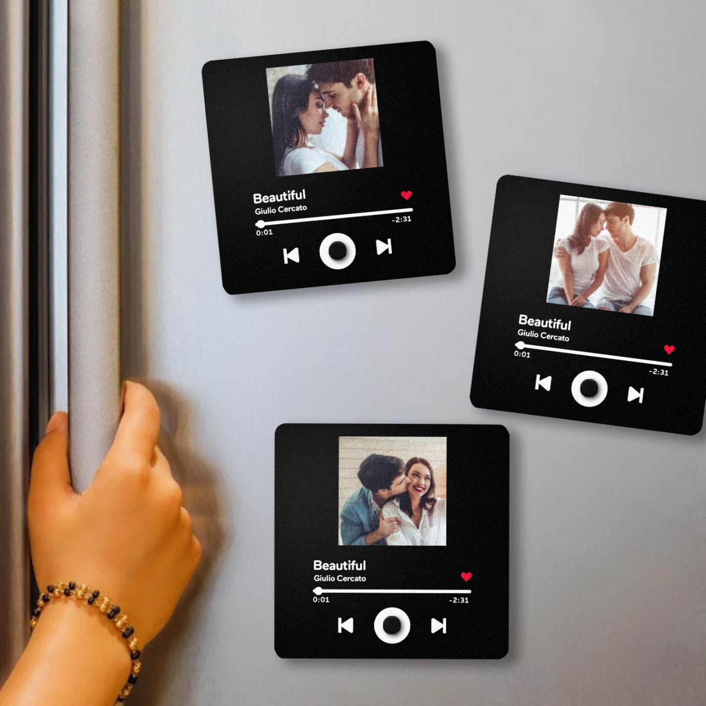 Calamita Da Frigorifero Con Album Personalizzato Calamita Da Frigorifero Con Musica Personalizzata Che Può Riprodurre Canzoni E Regolare Il Volume - 