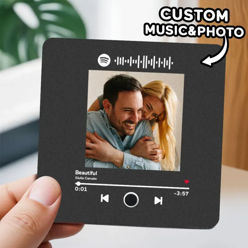 Calamita Da Frigorifero Con Album Personalizzato Calamita Da Frigorifero Con Musica Personalizzata Che Può Riprodurre Canzoni E Regolare Il Volume - 