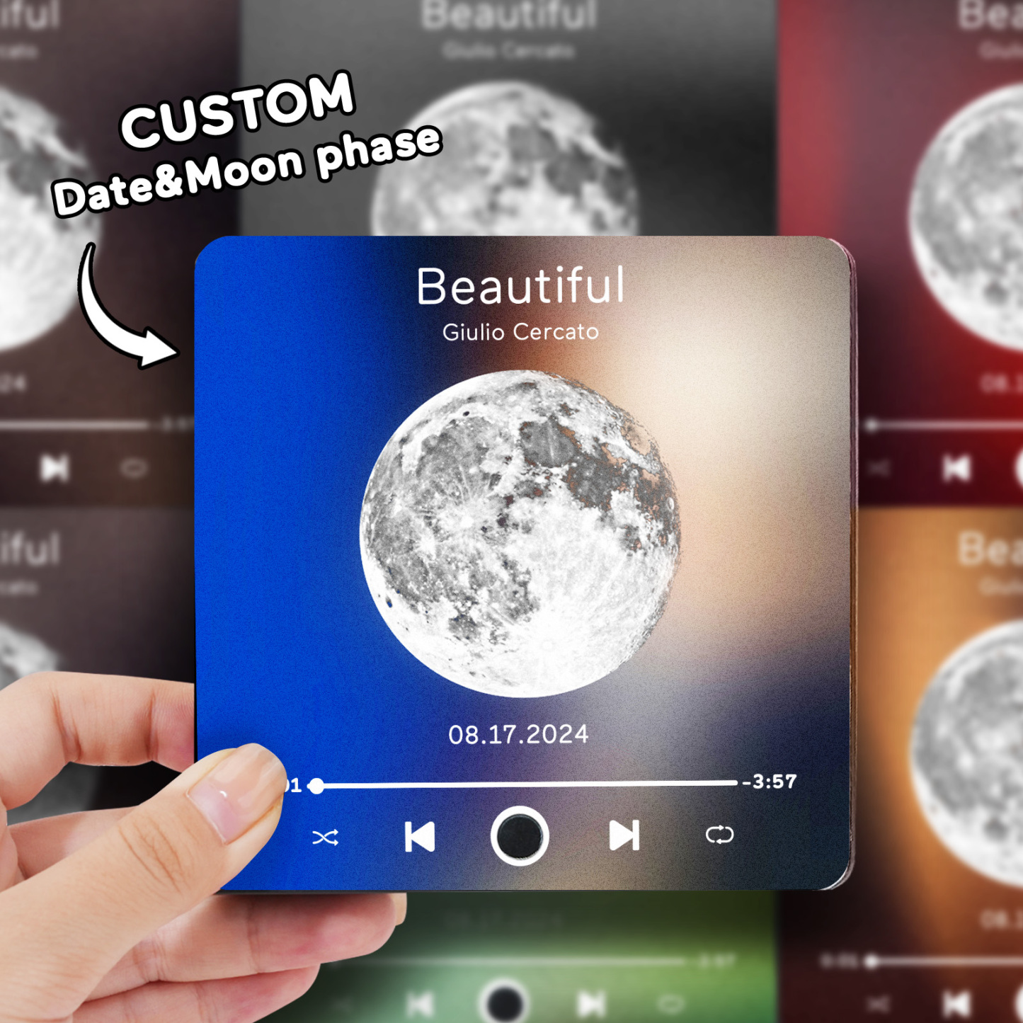 Calamita Da Frigorifero Con Album Personalizzato Calamita Da Frigorifero Con Musica Personalizzata Che Può Riprodurre Canzoni E Regolare Il Volume - 