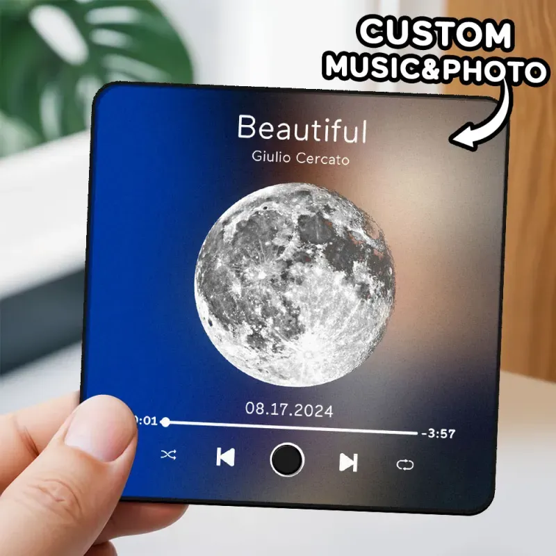 Calamita Da Frigorifero Con Album Personalizzato Calamita Da Frigorifero Con Musica Personalizzata Che Può Riprodurre Canzoni E Regolare Il Volume - 
