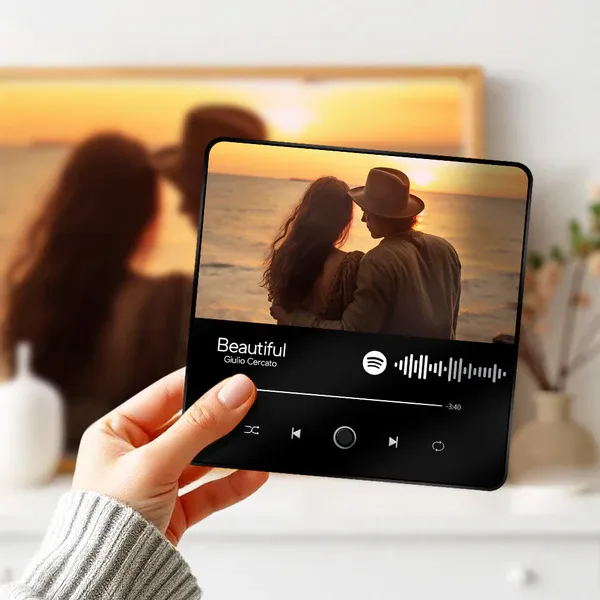 Album Fotografico Personalizzato, Magnete Da Frigorifero, Adesivo Da Parete Con Musica, Movimento Musicale Riproducibile Senza Telefono Cellulare, Magnete Da Frigorifero Musicale Che Può Riprodurre Canzoni - 