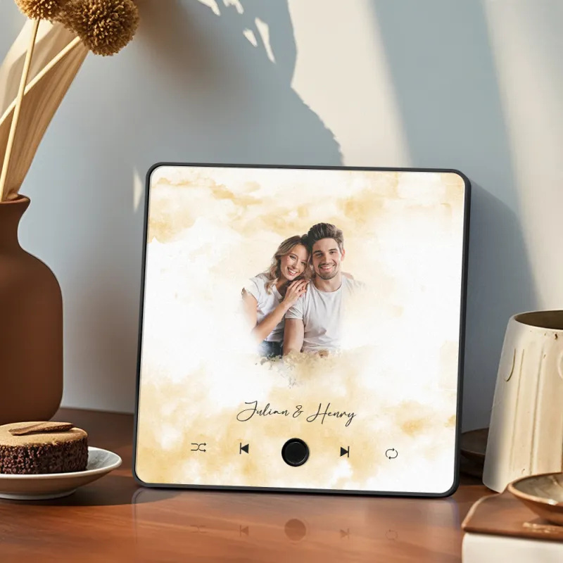 Magneti Da Frigorifero Con Foto Musicali Personalizzati, Regali Di Natale Per Gli Innamorati. I Magneti Musicali Personalizzati Possono Riprodurre Canzoni, Regalo Di Natale. - 