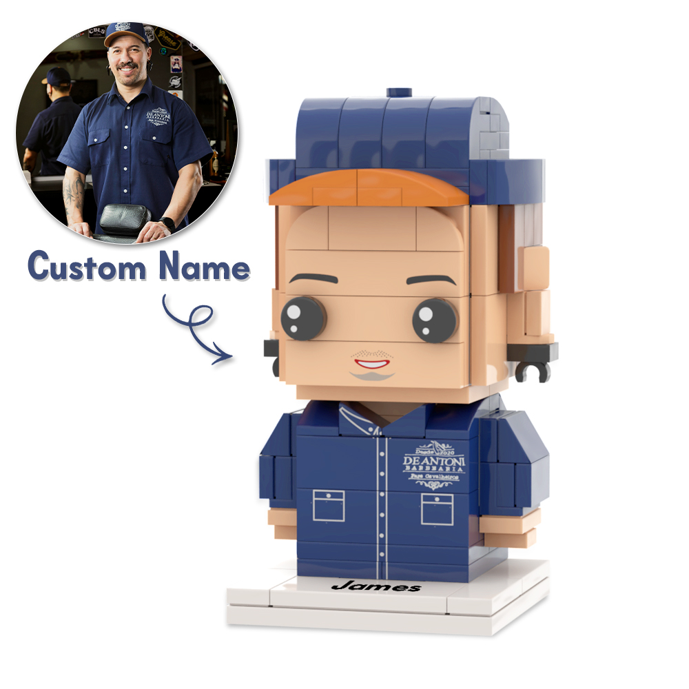 Figure Di Mattoni Personalizzate, Regalo Di Lavoro Perfetto Per Lui/lei