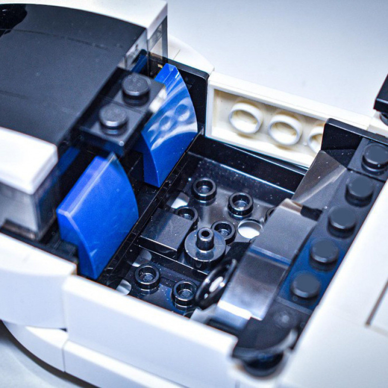 Set Di Costruzione Di Veicoli Da Corsa, Auto, Blocchi Di Costruzione, Giocattolo - 