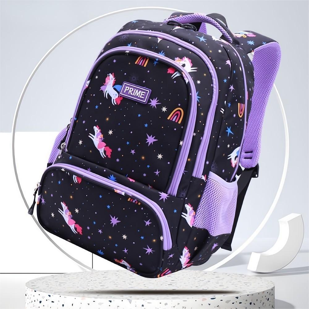 Zaino Scolastico Arcobaleno, Zaino Astronauta Per Bambini, Zaino Per La Scuola Materna, Per Ragazzi E Ragazze - 