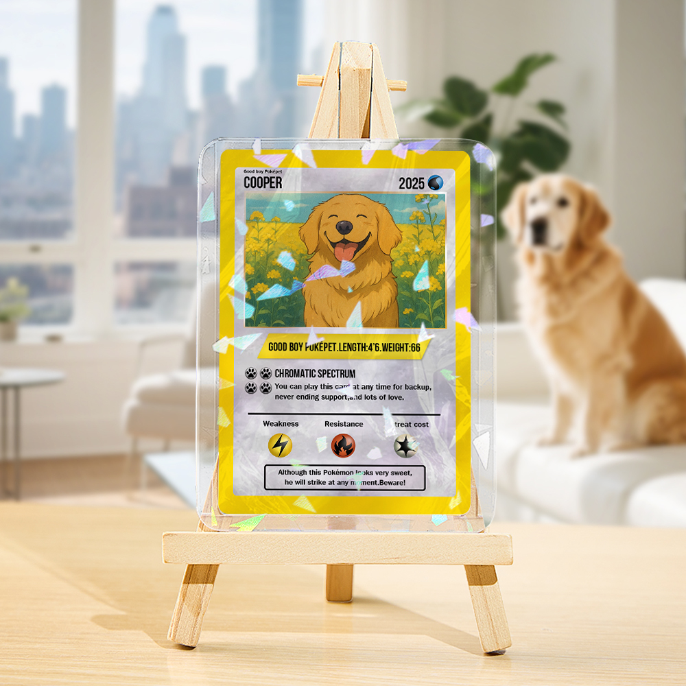 Biglietto D'auguri Personalizzato Con Mostro Anime E Animale Domestico, Biglietto D'auguri Personalizzato Per Gli Amanti Degli Animali, Regalo Personalizzato Per Cani - 