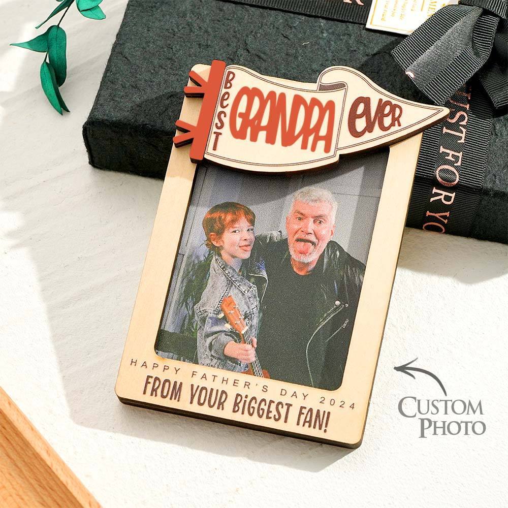 Cornice Per Foto Personalizzata Con Incisione Su Frigorifero, Regalo Per La Famiglia - 