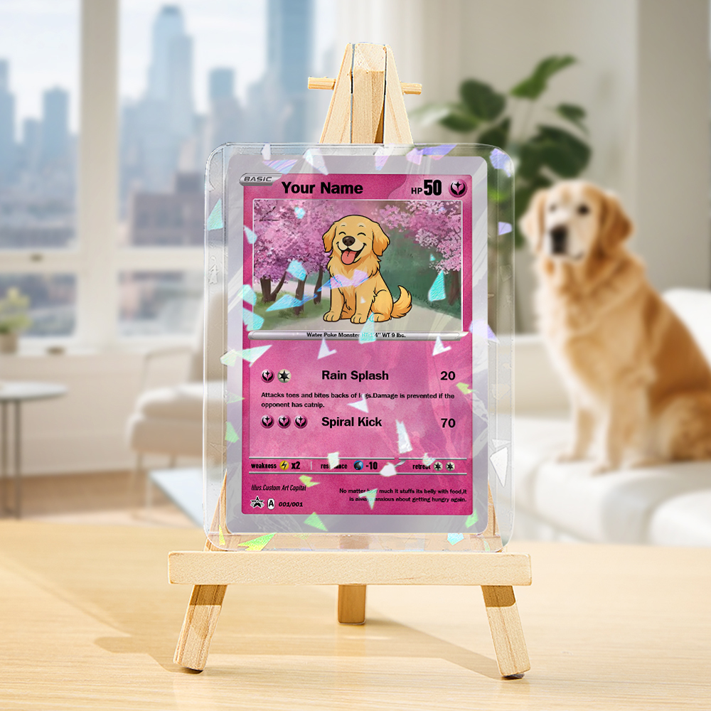 Biglietto D'auguri Personalizzato Con Mostro Anime E Animale Domestico, Biglietto D'auguri Personalizzato Per Gli Amanti Degli Animali, Regalo Personalizzato Per Cani - 