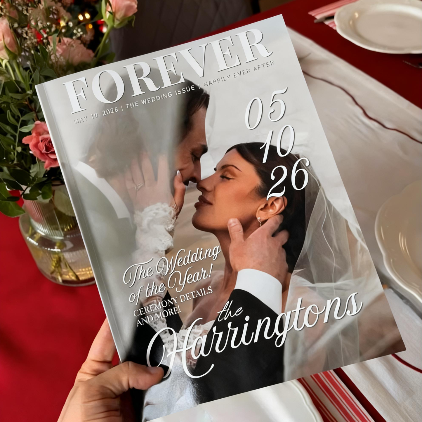 Rivista Personalizzata Per L'anniversario Di Matrimonio Per Coppie Spo