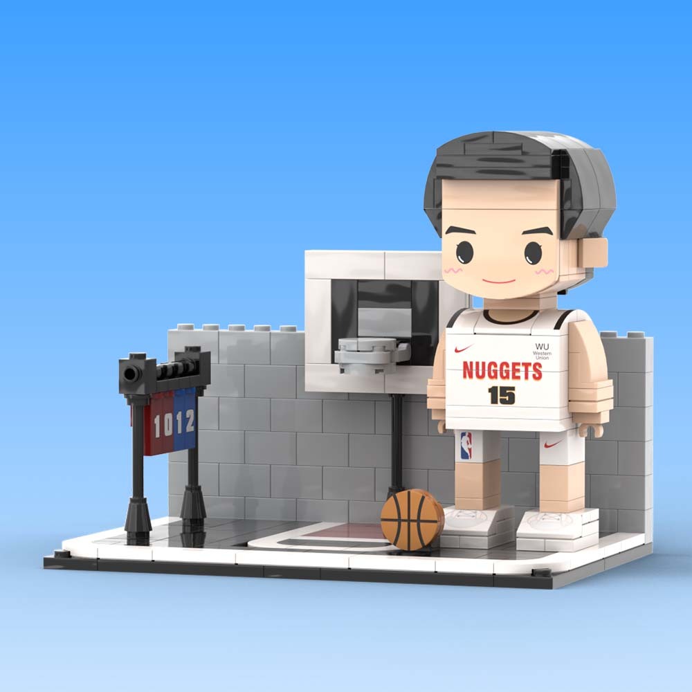 Joueurs De Basket-ball Cadeau Personnalisable Cadeau 1 Personne Corps Entier Personnalisé Figurines En Briques - 