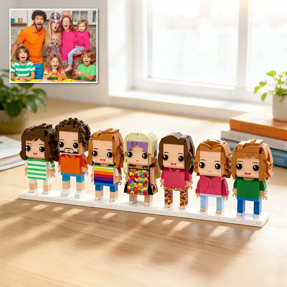 Figurines En Briques Personnalisables (corps Entier) - Jeu De Construction En Petits Blocs Brickme - Cadeaux - 