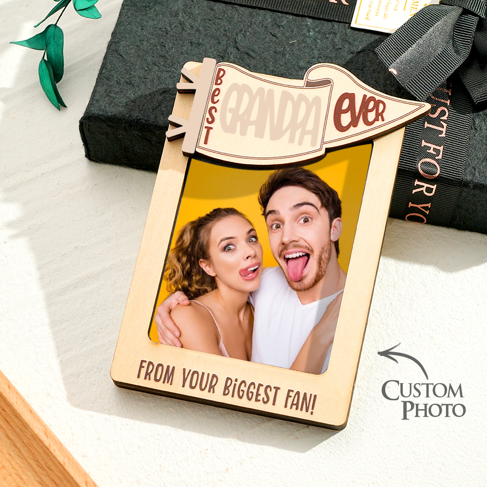 Cadeau D'anniversaire De Mariage, Aimant De Réfrigérateur Personnalisé Avec Photo Gravée, Cadeaux Pour Couple - 