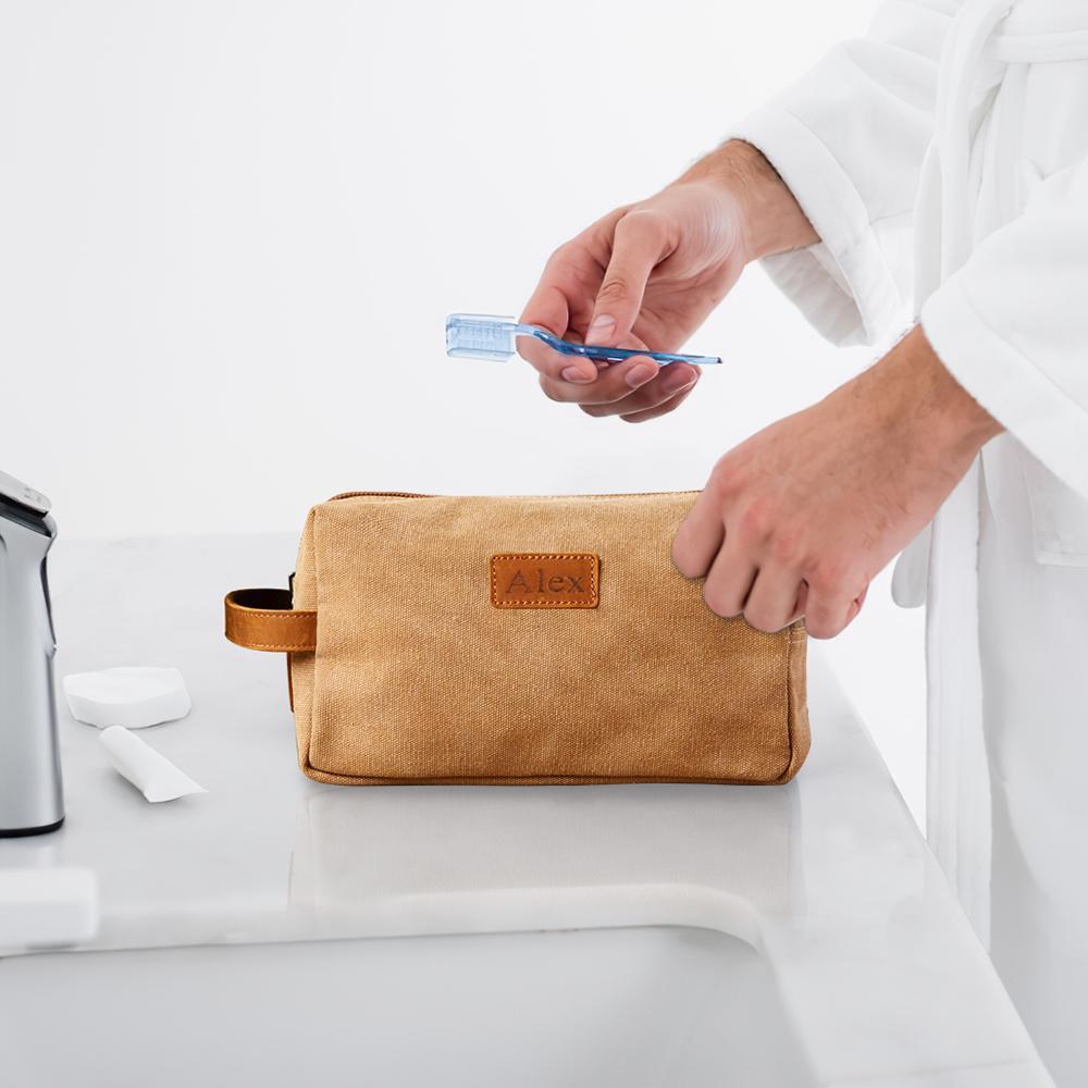 Trousse De Toilette Personnalisée, Trousse De Maquillage, Sac De Rangement Ménager, Gravée Personnalisée - 