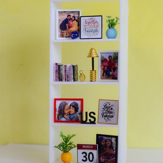 The Miniature Rack Photo Personnalisée Et Message Cadeau De La Saint-valentin, Souvenir De Couple Personnalisé - 