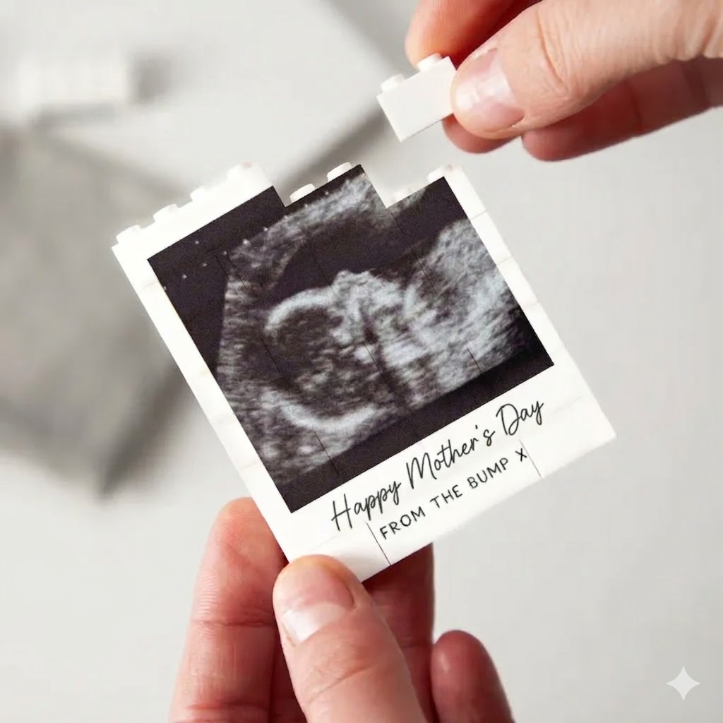 Puzzle De Blocs De Construction Photo Double Couche Personnalisés Pour Maman, Cadeau Personnalisé Pour La Fête Des Mères, Souvenir D'anniversaire Pour Maman, Cadre En Brique Créatif, Cadeau Mémoire - 