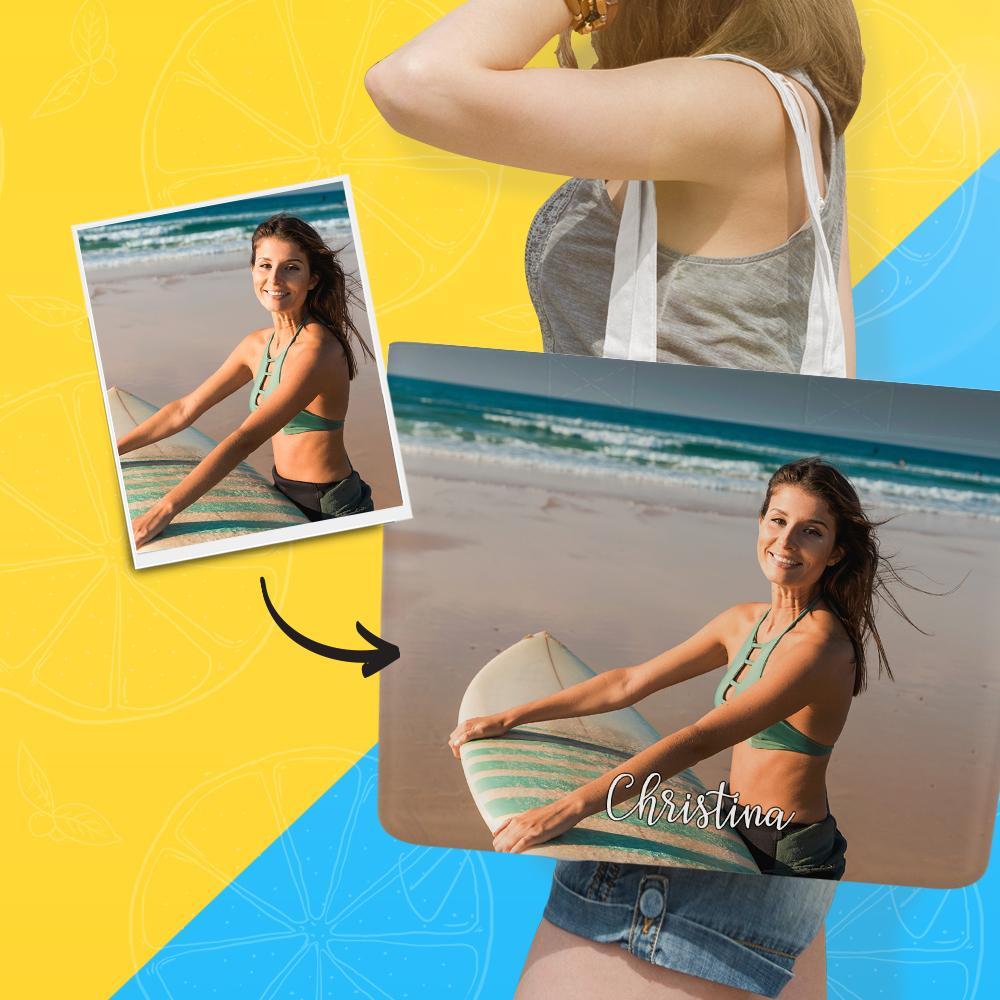 Cadeau Pour Elle : Sac De Courses Personnalisé, Sac À Main De Rangement Personnalisé - 