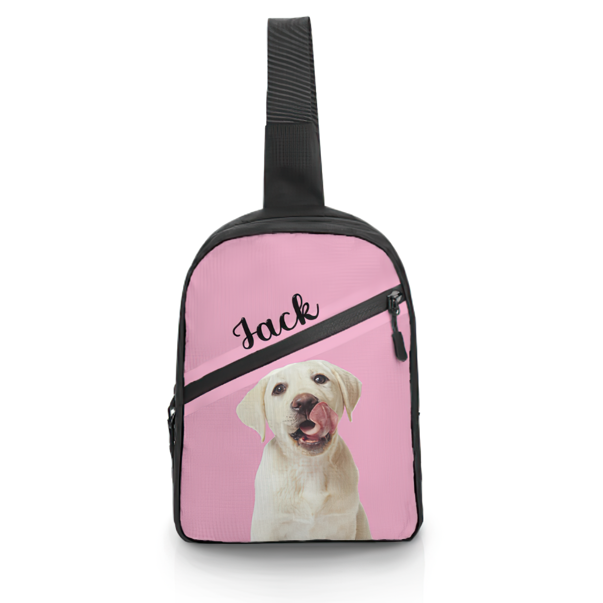 Sac De Poitrine Fonctionnel Personnalisé Avec Photo Pour Homme, Sac Streetwear, Texte Personnalisé, Sac Ceinture Noir Pour Femme, Sac À Bandoulière - 