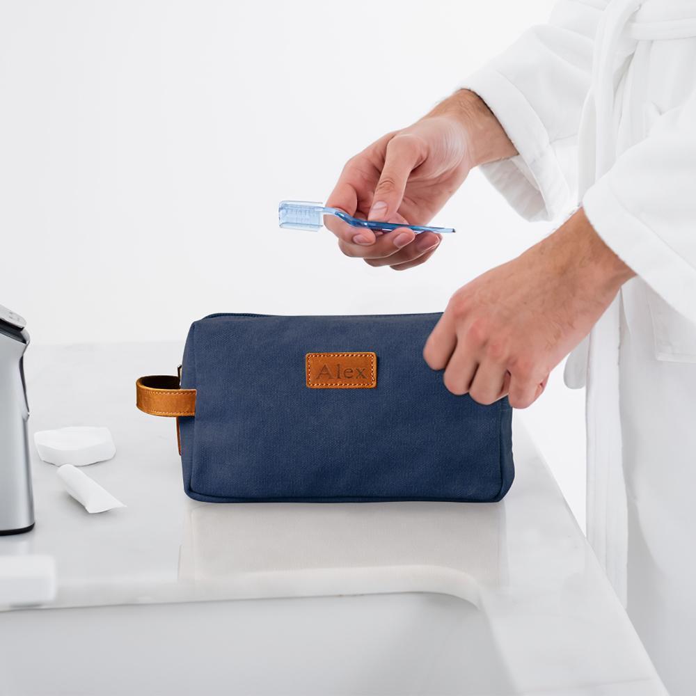 Trousse De Toilette Personnalisée, Trousse De Maquillage, Sac De Rangement Ménager, Gravée Personnalisée - 