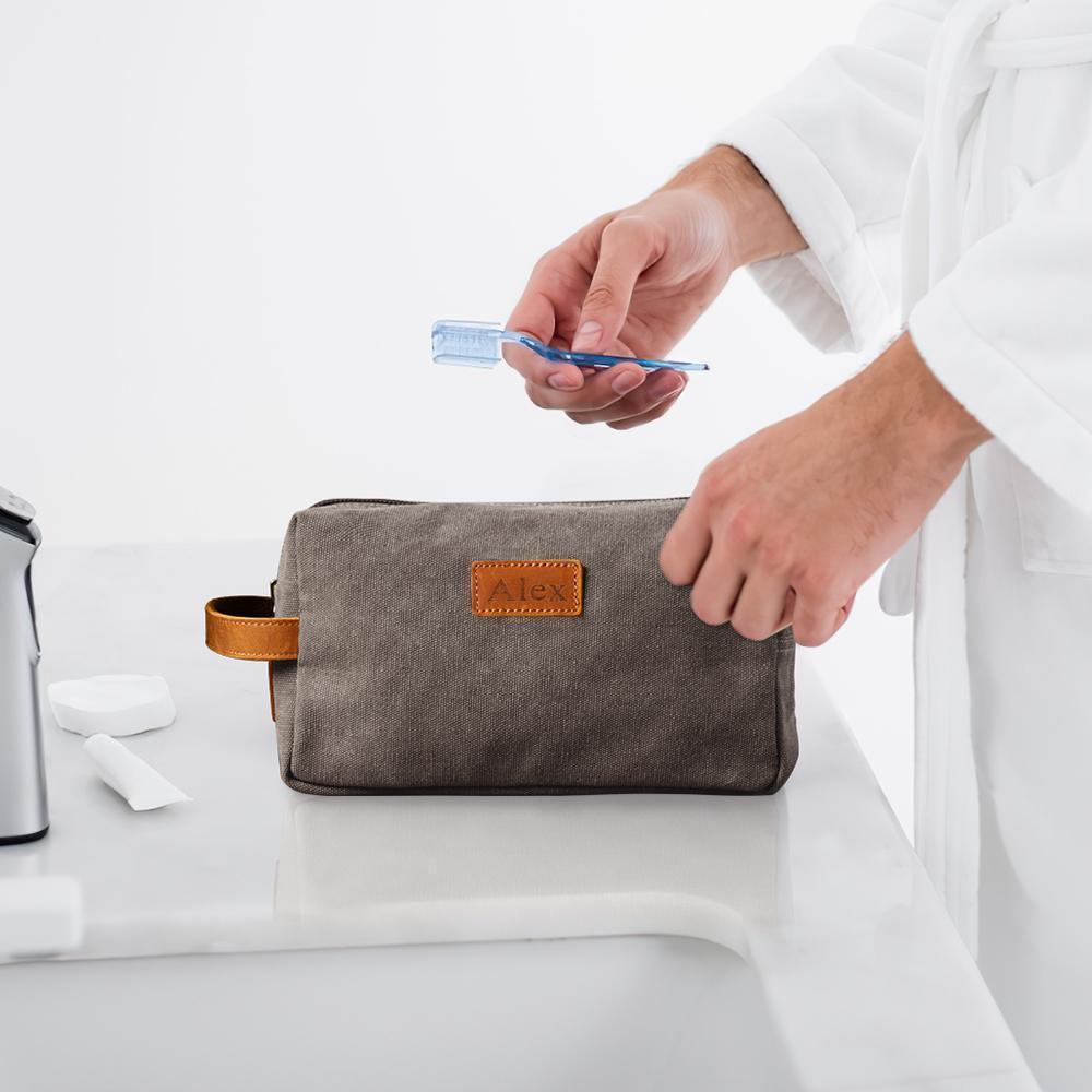 Trousse De Toilette Personnalisée, Trousse De Maquillage, Sac De Rangement Ménager, Gravée Personnalisée - 