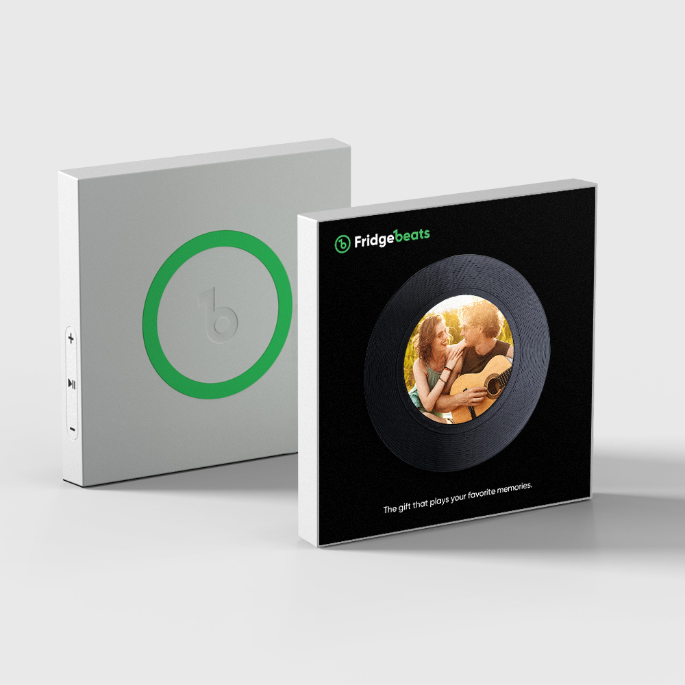 Aimant De Réfrigérateur Personnalisé Avec Musique Et Photo Compatible Nfc - 