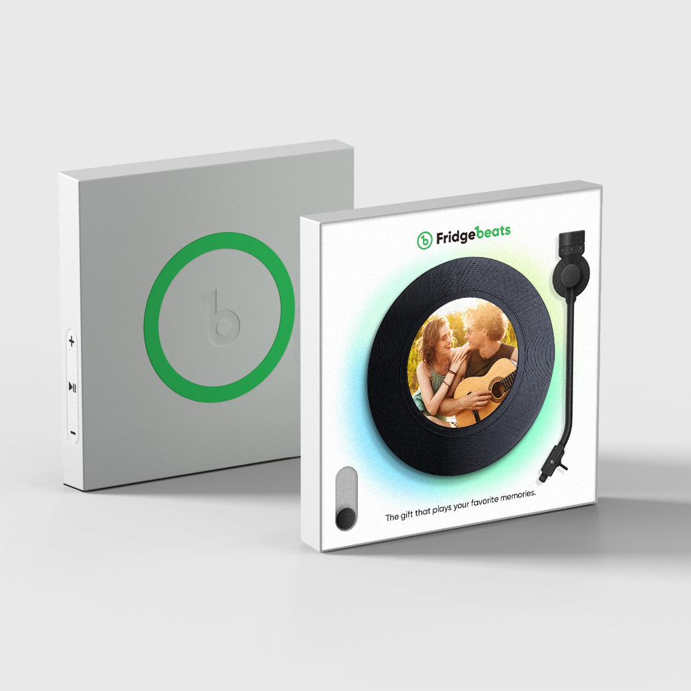 Aimant De Réfrigérateur Personnalisé Avec Musique Et Photo, Cadeau Créatif Pour Couple - 