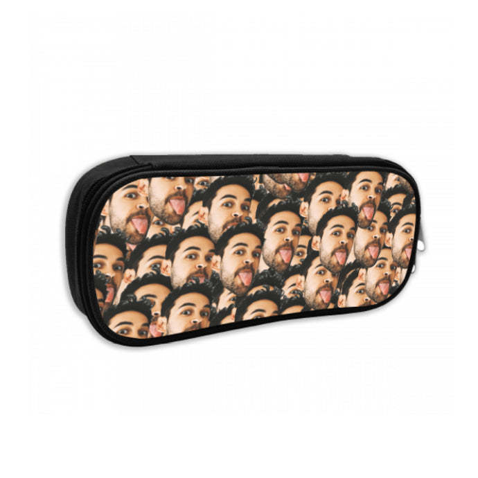 Cadeaux De Rentrée Scolaire, Trousse De Maquillage Personnalisée Avec Photo De Mash Face, Trousse À Crayons - 