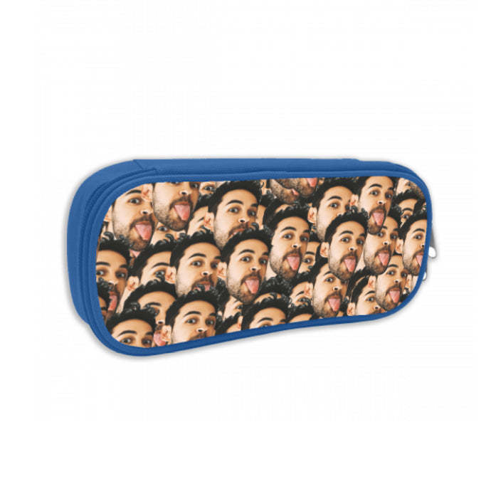 Cadeaux De Rentrée Scolaire, Trousse De Maquillage Personnalisée Avec Photo De Mash Face, Trousse À Crayons - 