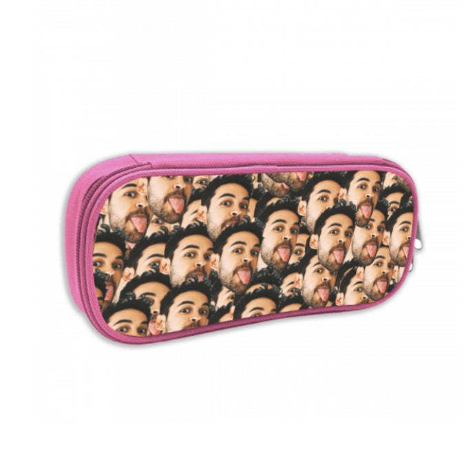 Cadeaux De Rentrée Scolaire, Trousse De Maquillage Personnalisée Avec Photo De Mash Face, Trousse À Crayons - 