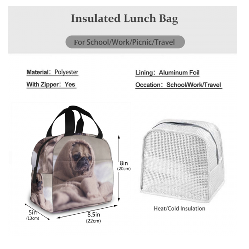 Sac À Lunch Isotherme Personnalisé Avec Photo Pour La Rentrée Scolaire, Cadeaux De Rentrée Pour Garçons, Boîte À Lunch Personnalisée - 