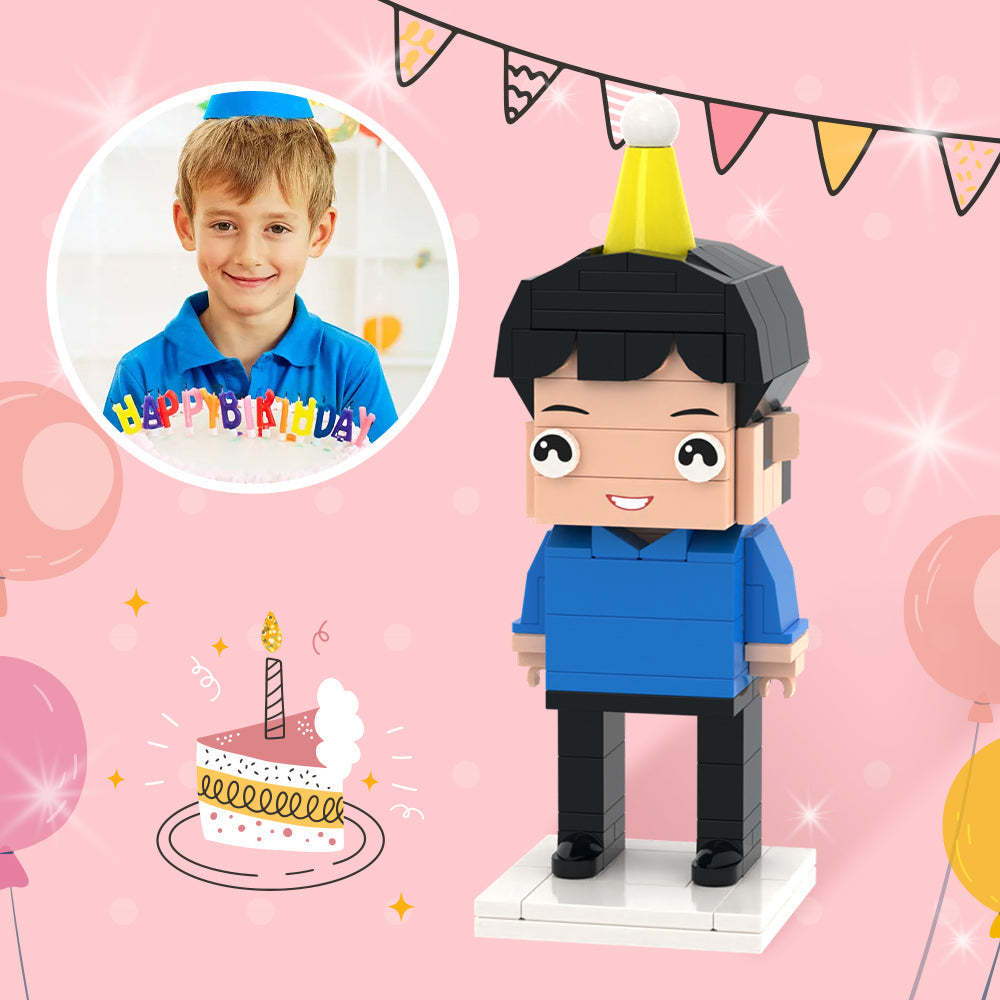 Cadeaux d'anniversaire pour fils,Jouets en Briques Personnalisés entièrement personnalisées,Jouets en Briques Personnalisés photo personnalisées