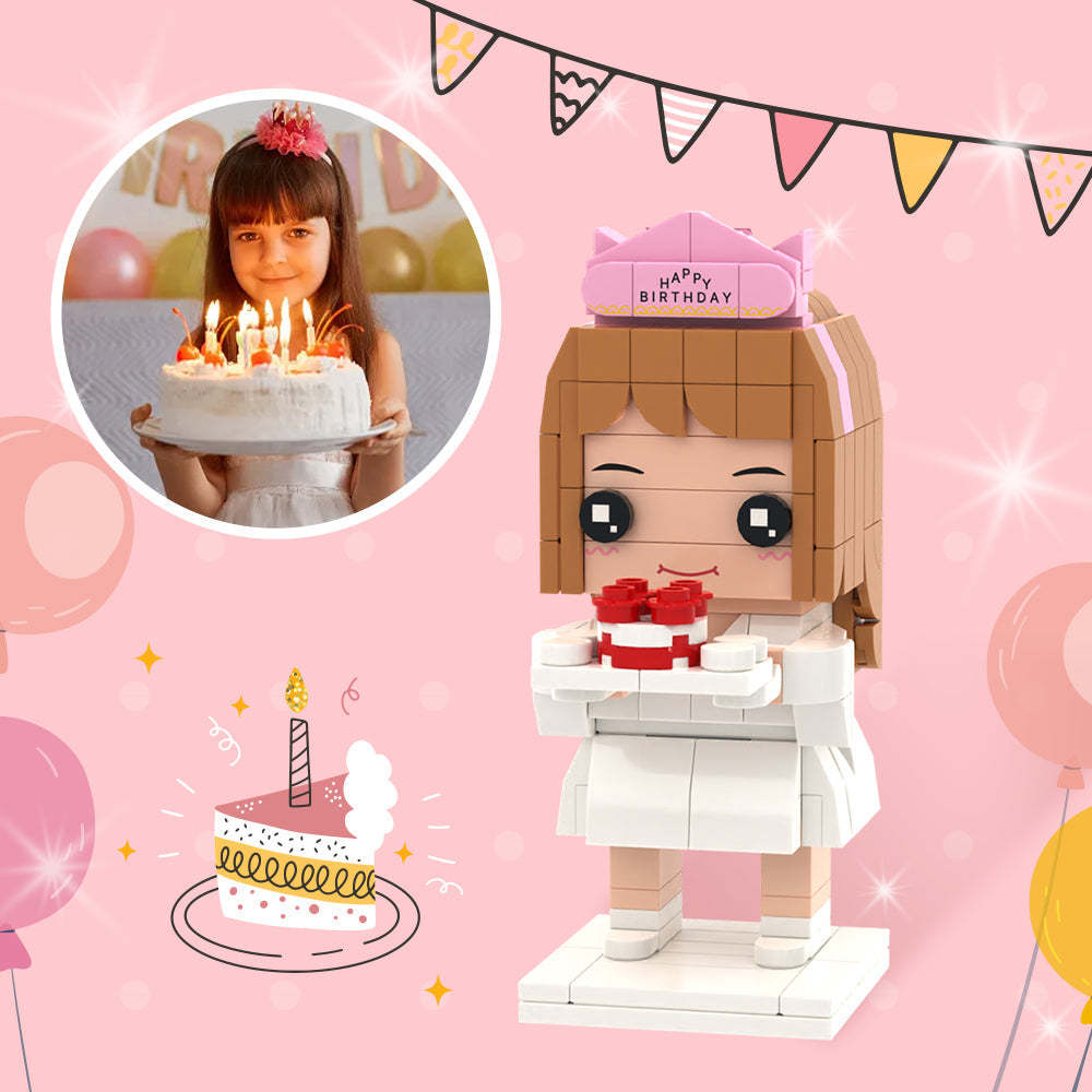 Cadeaux d'anniversaire pour fille,Jouets en Briques Personnalisés entièrement personnalisées,Jouets en Briques Personnalisés avec photo personnalisée