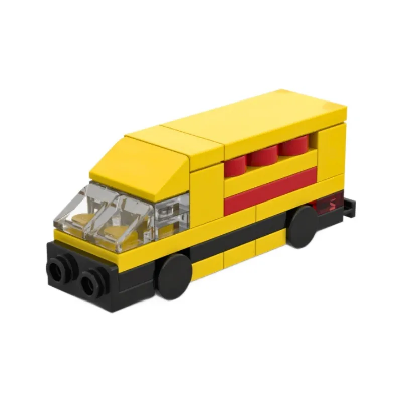 Blocs De Construction De Petites Voitures Bus Camions, Camions De Terrassement Voitures De Course Véhicules De Transport Assemblage De Petites Particules - 