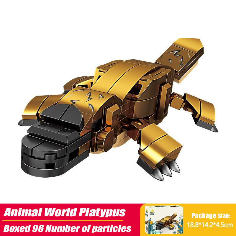 Kit De Construction De Figurines De Loup, Modèle Animalier, Briques De Collection Créatives, Jouets Pour Enfants