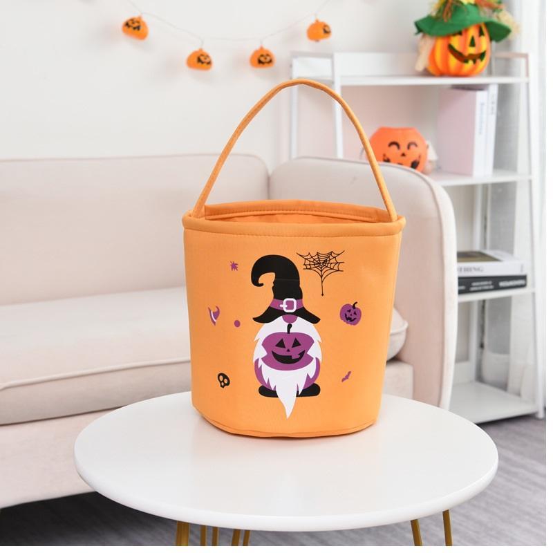 Panier-cadeau Pliable Pour Halloween, Sac Fourre-tout De Rangement Pour Jouets, Bonbons Ou Friandises - 