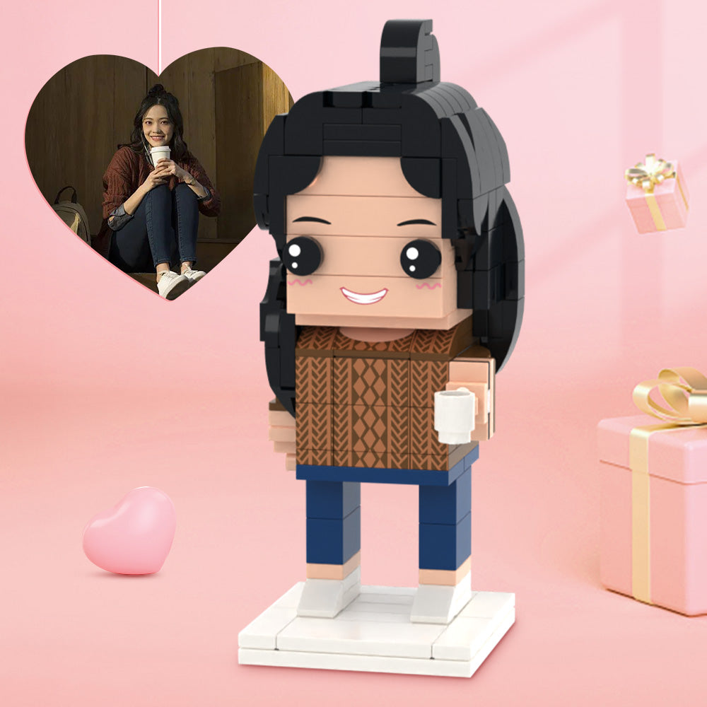 Cadeaux Pour Son Corps Complet, Figurines En Brique Personnalisables Pour 1 Personne, Figurines En Brique Personnalisées, Jouet En Bloc De Petites Particules Personnalisé