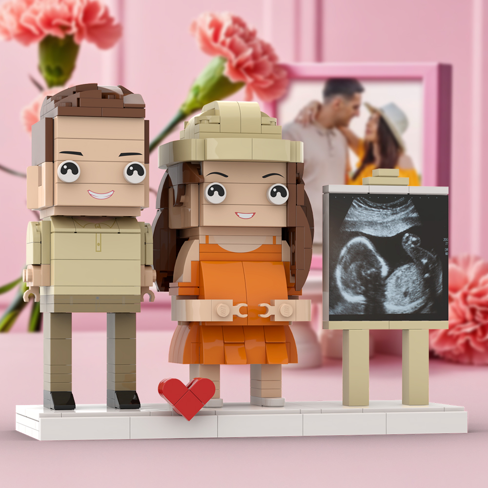 Figurines En Briques Personnalisées Pour Tout Le Corps, Jouets En Blocs De Petites Particules, Cadeaux Pour Femmes Enceintes - 