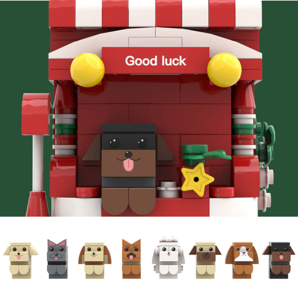 Cadeaux de Noël Chiffres en brique personnalisés Porte-stylo Chiffres en brique personnalisés et porte-stylo Porte-stylo pour animaux de compagnie