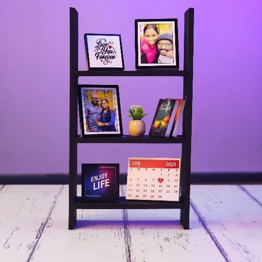 The Miniature Rack Photo Personnalisée Et Message Cadeau De La Saint-valentin, Souvenir De Couple Personnalisé - 