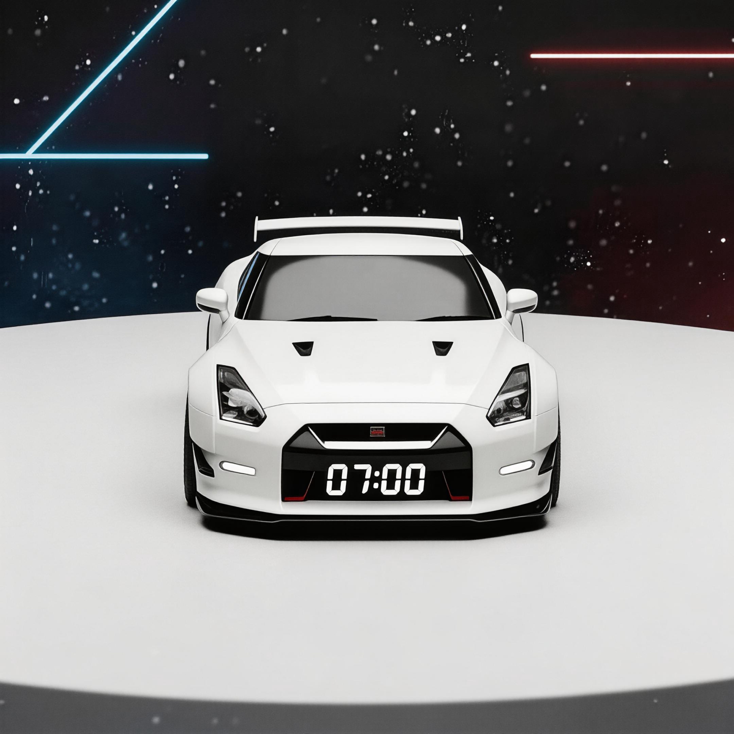 Horloge Moteur D'hypercar, Décoration Et Horloge Réalistes De Voiture De Sport - 