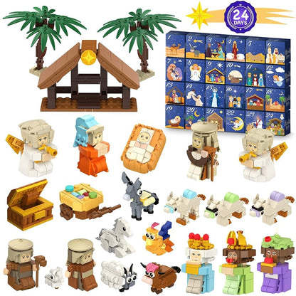 Calendrier De L'avent – ​​construisez L'histoire De Noël, Brique Par Brique - 