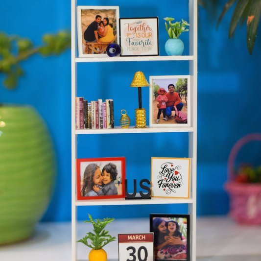 The Miniature Rack Photo Personnalisée Et Message Cadeau De La Saint-valentin, Souvenir De Couple Personnalisé - 