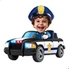 Gourde Photo Personnalisée Pour Enfants – Cadeaux De Rentrée Scolaire Personnalisés Pour Enfants – Un Camion De Pompiers Amusant En Perspective - 